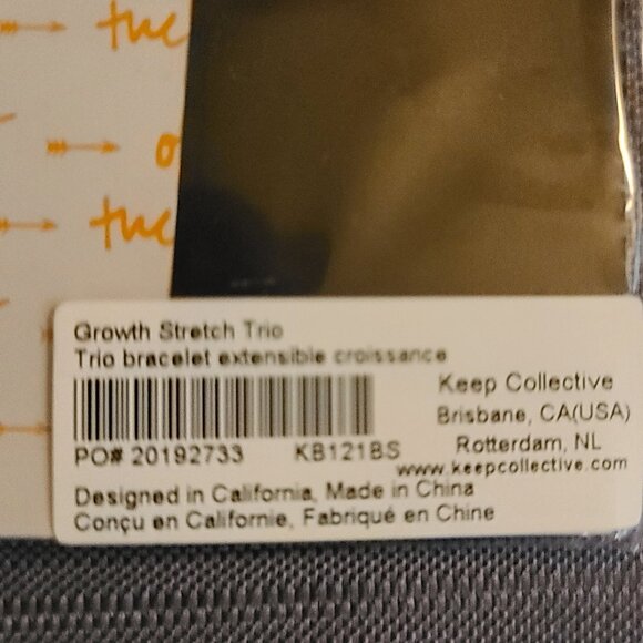 Stella & Dot Keep Collective Growth Stretch Trio Bracelet - Picture 2 of 2